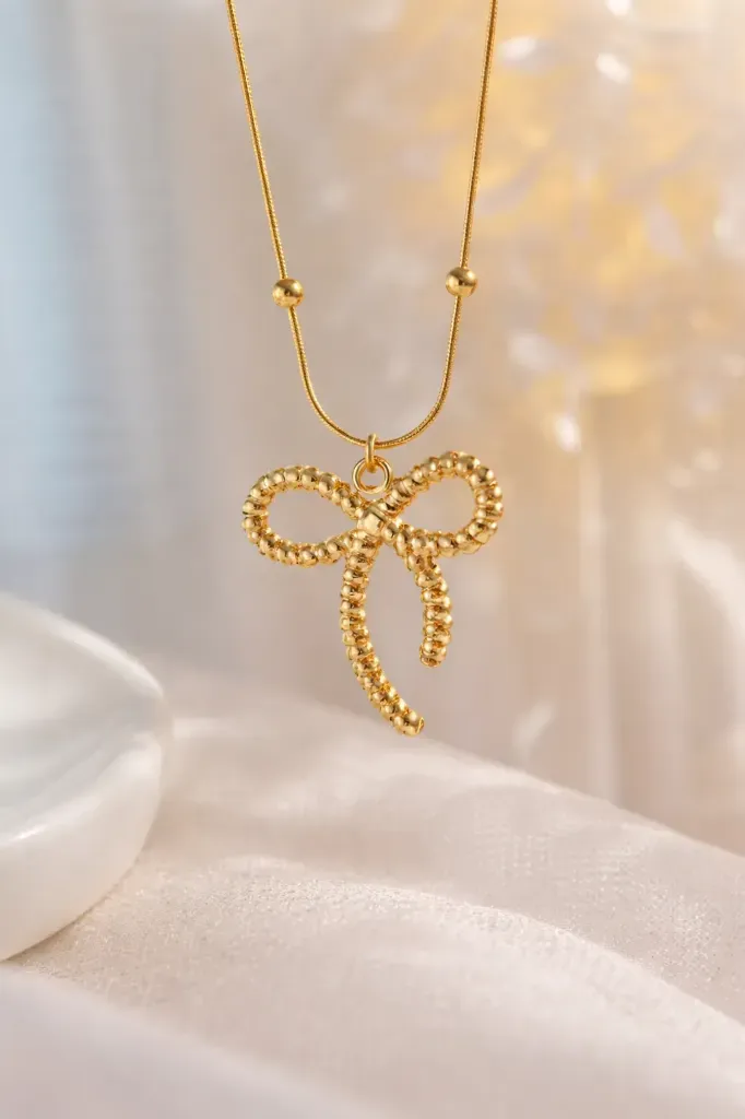 Golden Bow Necklace.webp