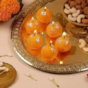 Laddoo Candles(Set of 2)