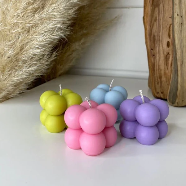 Mini Bubble Candles [Set of 2]