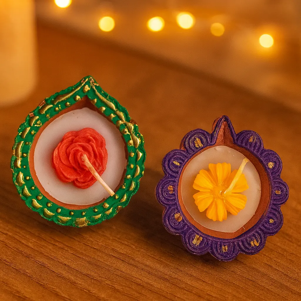 Utsav Diya's (Set of 2)