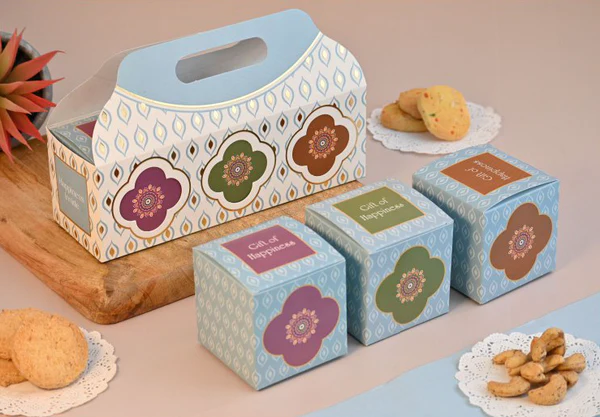 Aesthetic Compartment Box (Only 3 Food Items)