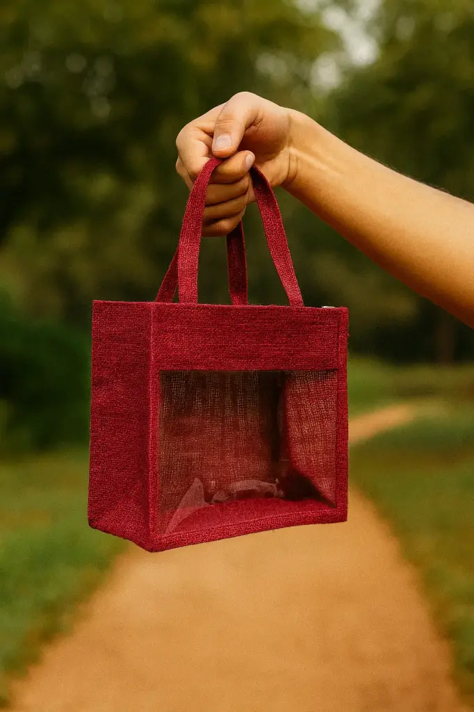 Royal Jute Window Bag