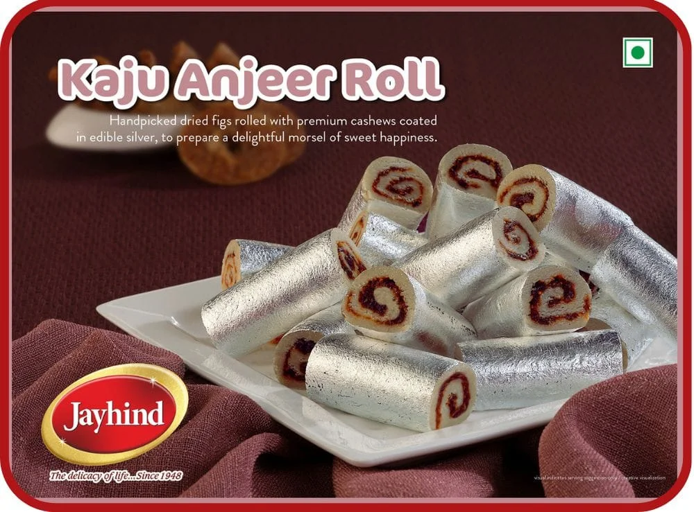 Kaju Anjeer Rolls 200gms 