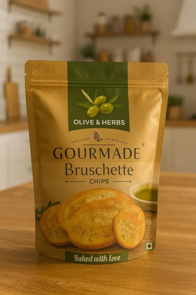 Bruschetta Chips - Olives & Herbs