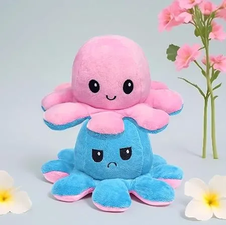 Octopus Plushie Reversible Soft Toy
