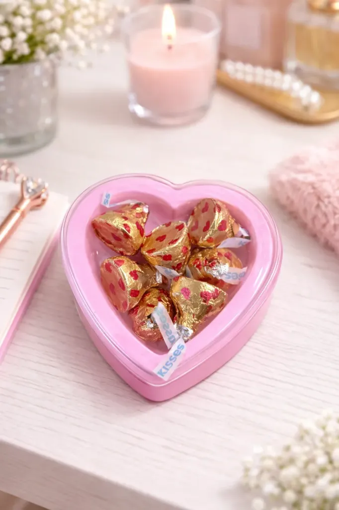 Heart Kisses Chocolate Box