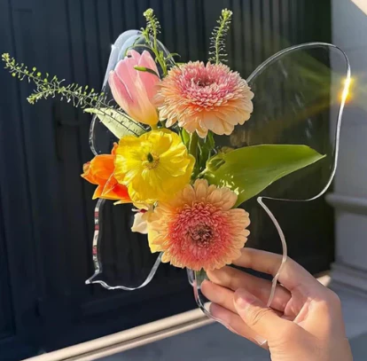 Butterfly Acrylic Vase