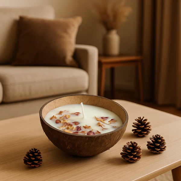 Coconut Shell Scented Candle
