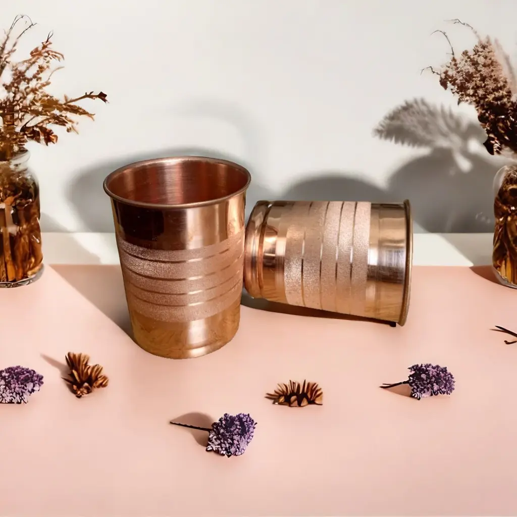 Copper Lining Glass