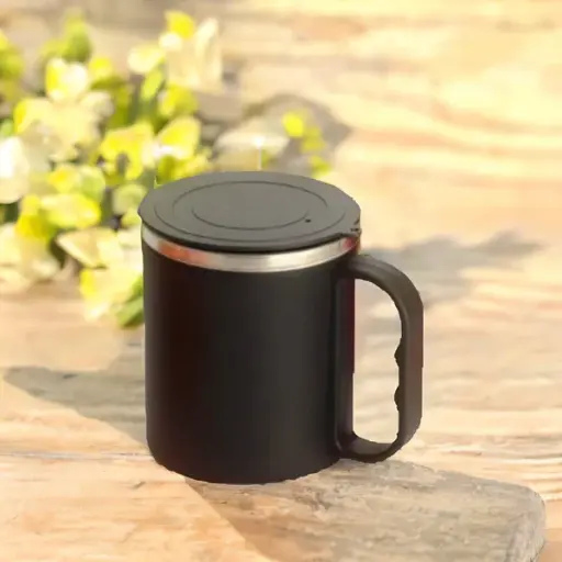 Stainless Steel Mug with Lid