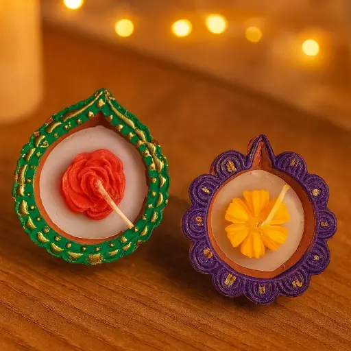 Utsav Diya's (Set of 2)