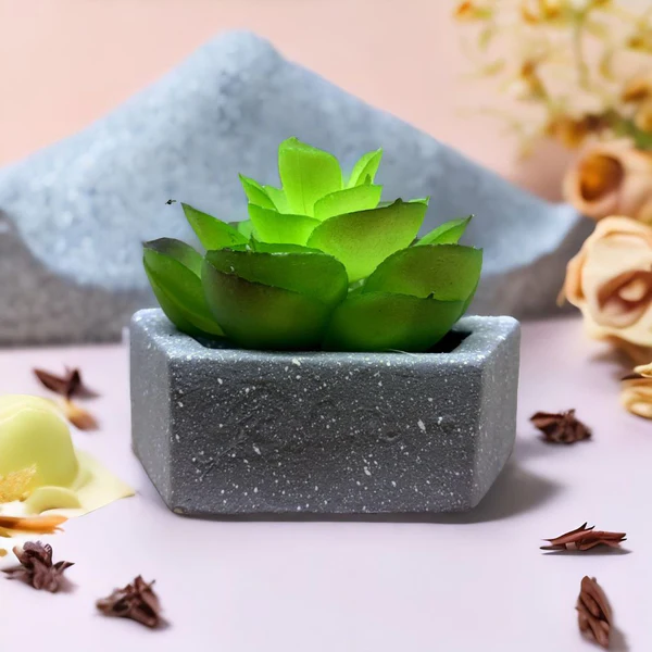 Artificial Succulent Hexagonal