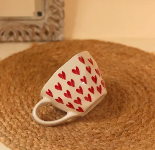 Ceramic Heart Mug