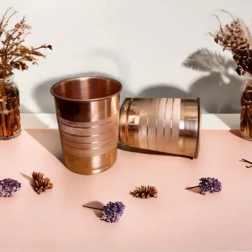 Copper Lining Glass